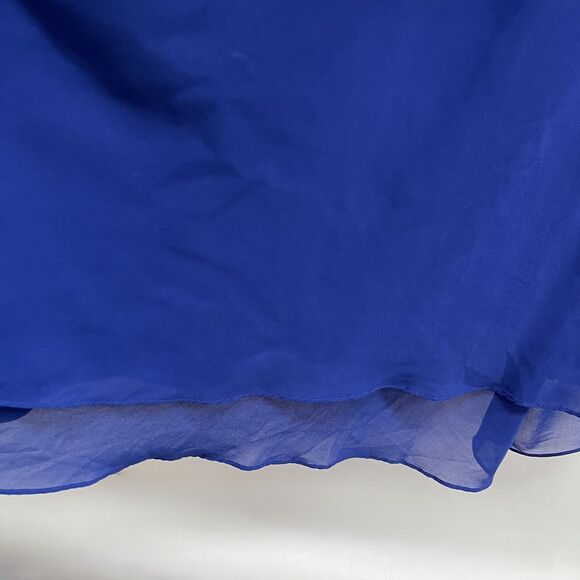City Chic Women's Dress Size L 20 Blue Strapless Spaghetti Straps NWOT - Picture 7 of 11